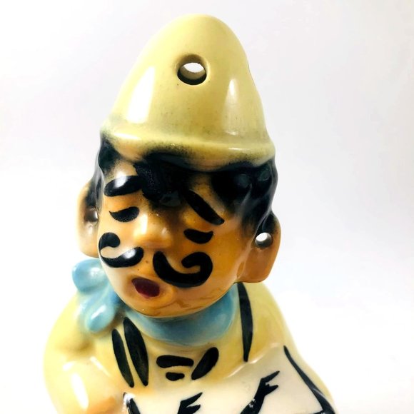 Kitschy Grated Cheese Shaker Man Organ Grinder Made in Japan Kitchen Collectible - Picture 6 of 6